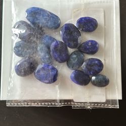 16 LOW QUALITY SAPPHIRES = 191 Carats