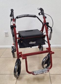 Duet Folding Transport Wheelchair and Rollator Walker
