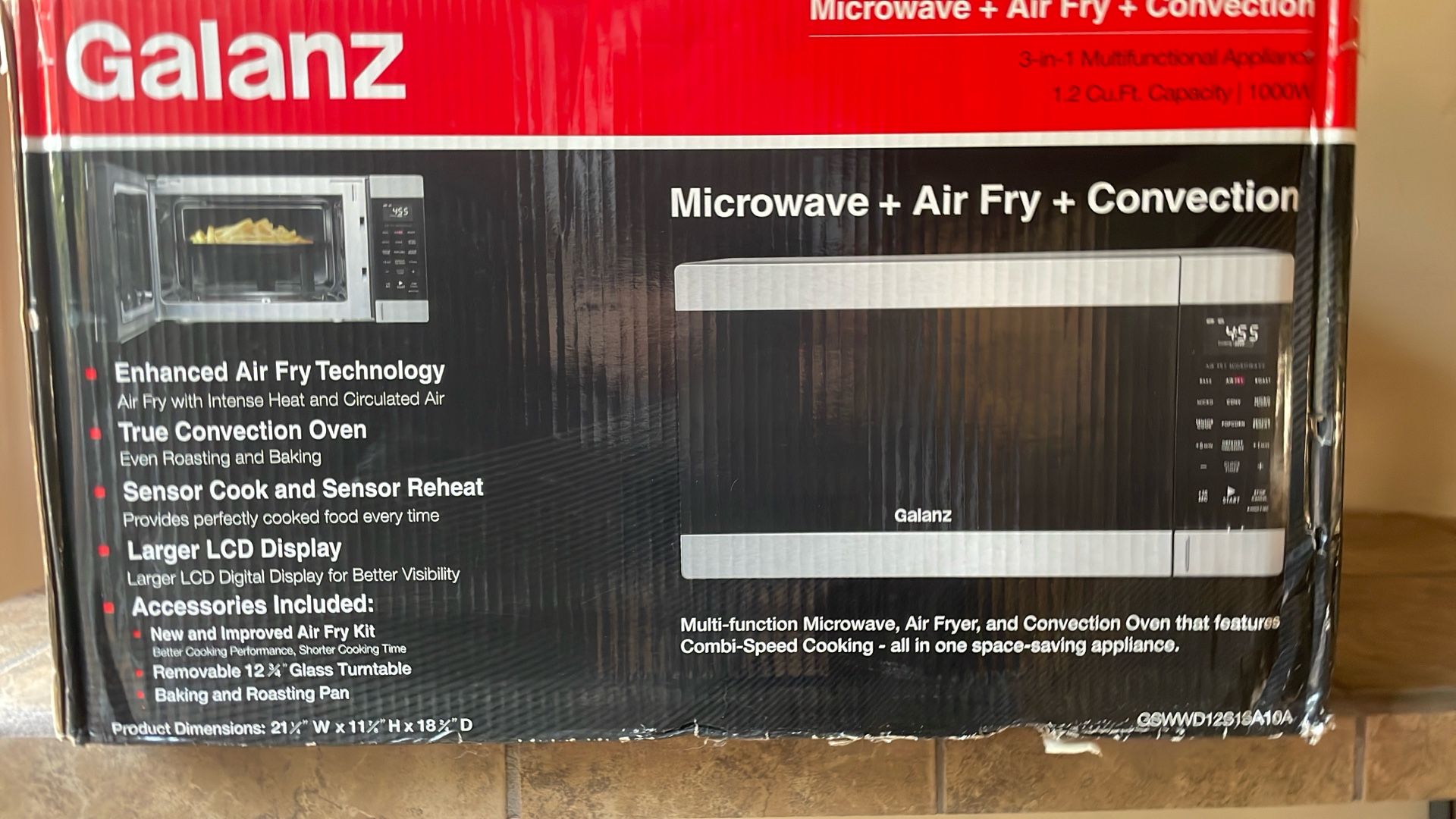 GALANS 3 In 1 Microwave +Air Fry+Convention