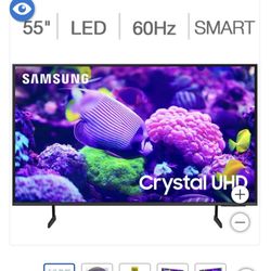 Samsung 55” Tv Brand New 