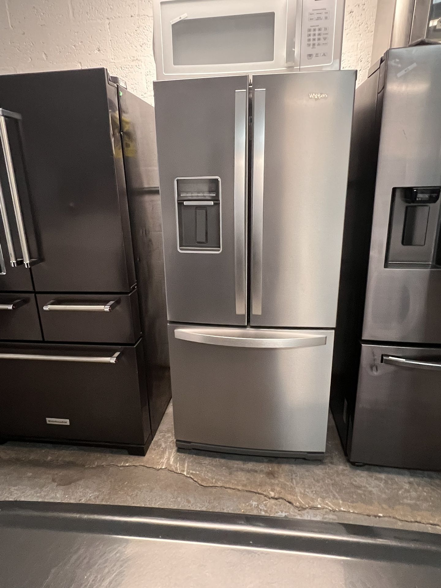 Stainless Steel New Scratch And. Dent Refrigerator 30” Wide