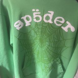 Spider Worldwide Ss24 Slime Green Hoodie