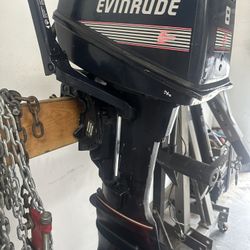 Evinrude Outboard 1990 8hp runs great 