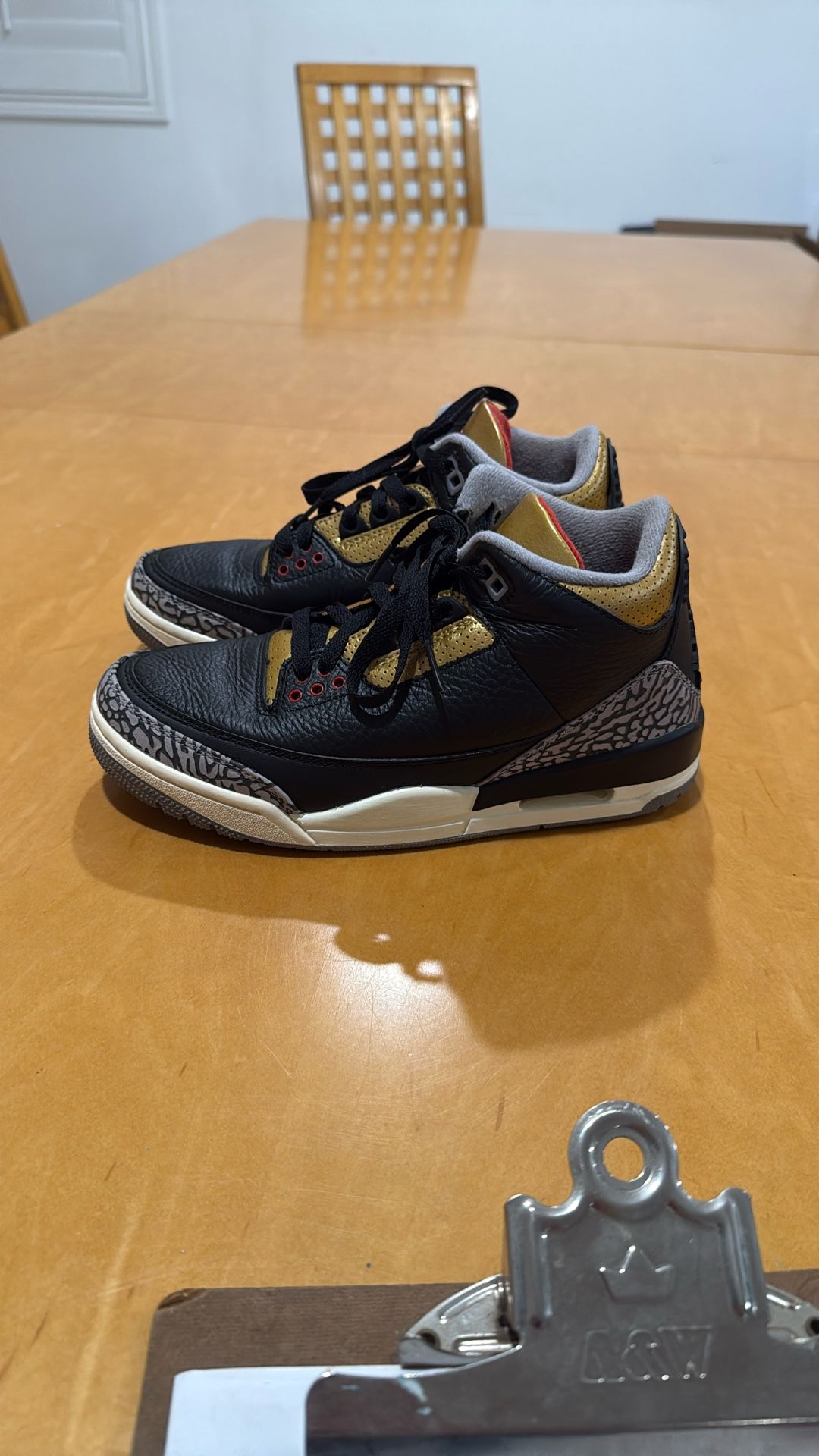 NIKE AIR JORDAN CEMENT 3 Black/Gold