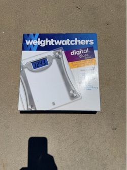 Weight watcher glass digital scale
