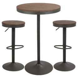 Bar Height Table And Stool Set