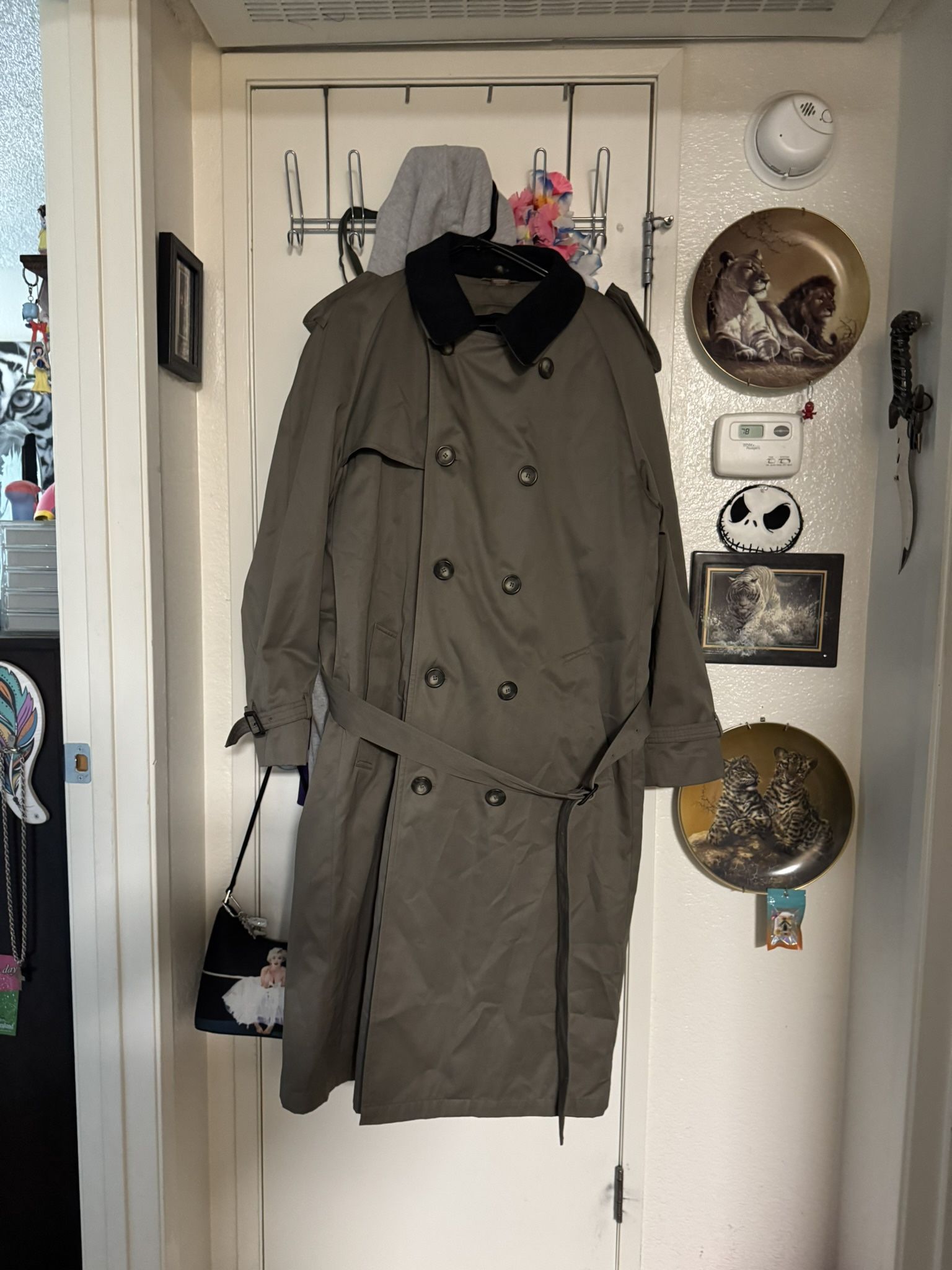 Michael Kors Full Length Trench Coat Size 44R