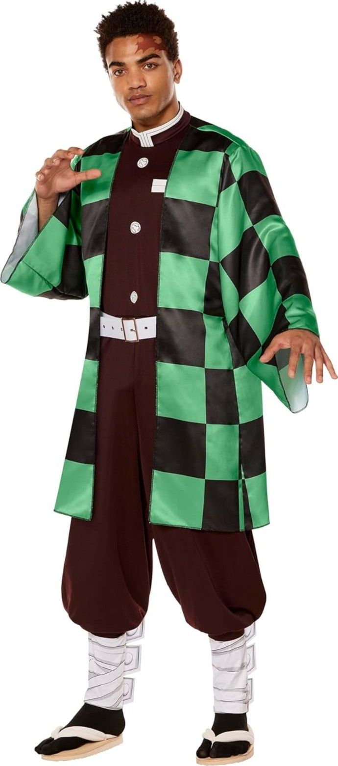 Demon Slayer Tanjiro Adult Costume | Small Male