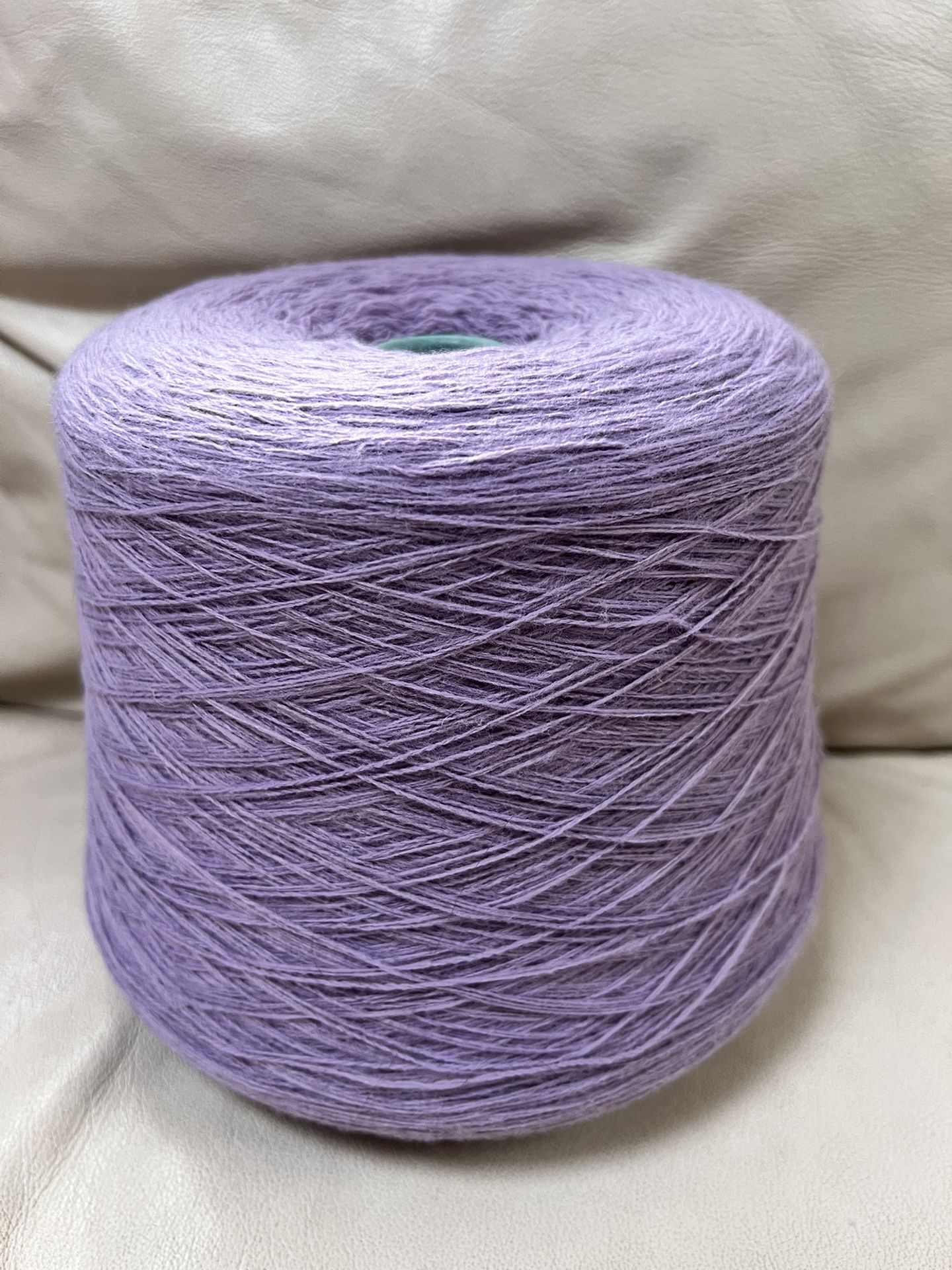 Mossley 100% acrylic lace thread cone yarn 2 lb 0.8oz Lavender 2/24 5488