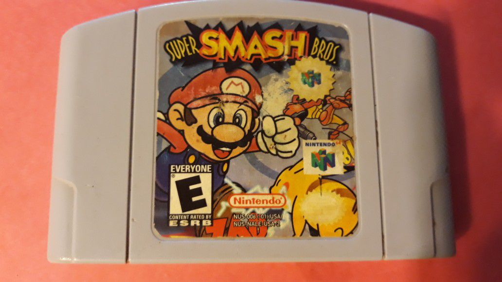 Smash brothers Nintendo 64 $39 firm