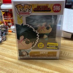 Deku Funko Pop Glow In The Dark Entertainment Earth Exclusive