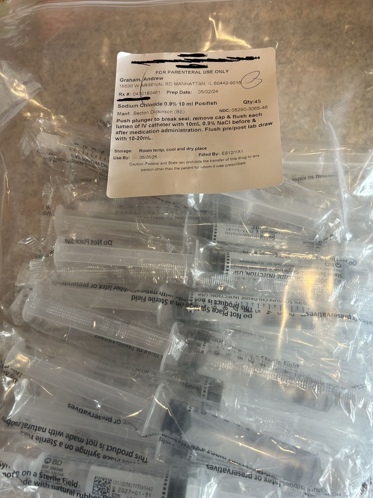 Sodium Chloride .09% Posiflush