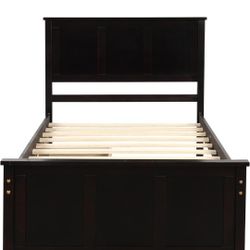 Twin Beds With Storage Drawers 