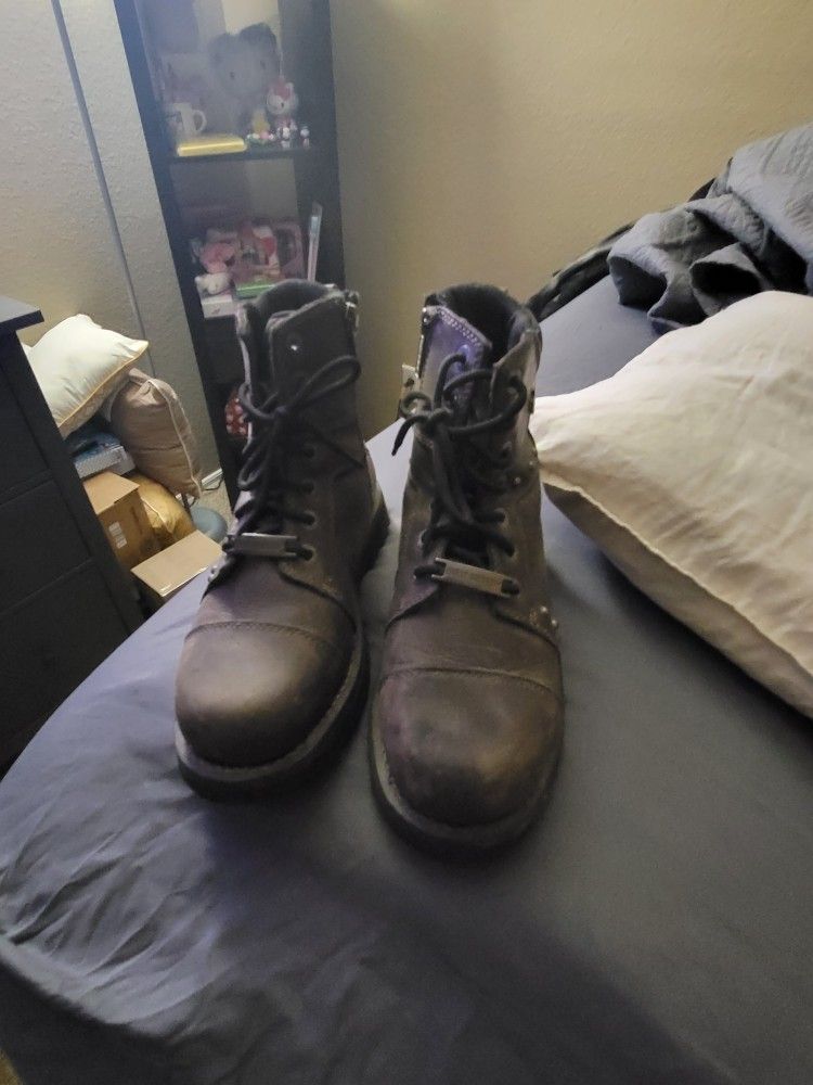 Harley Davidson Womans Boots Size 7M