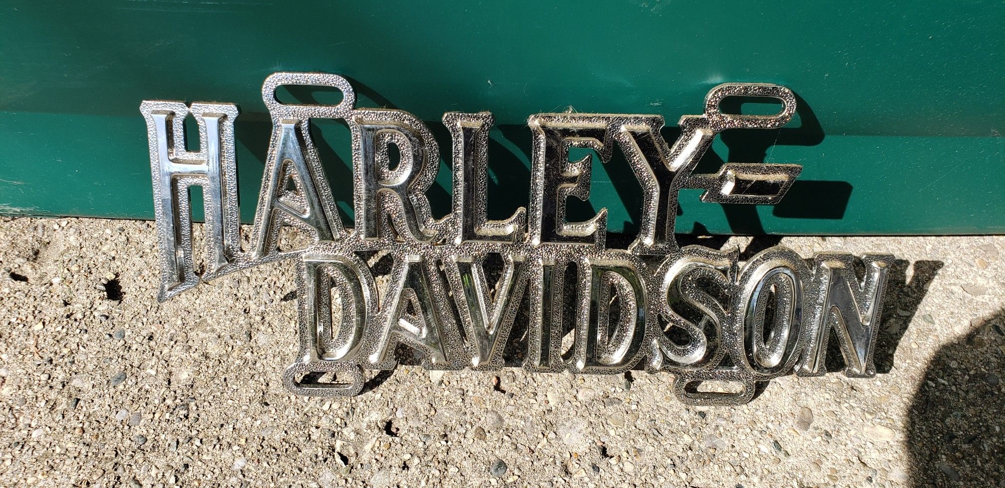 Harley Davidson Metal License Plate