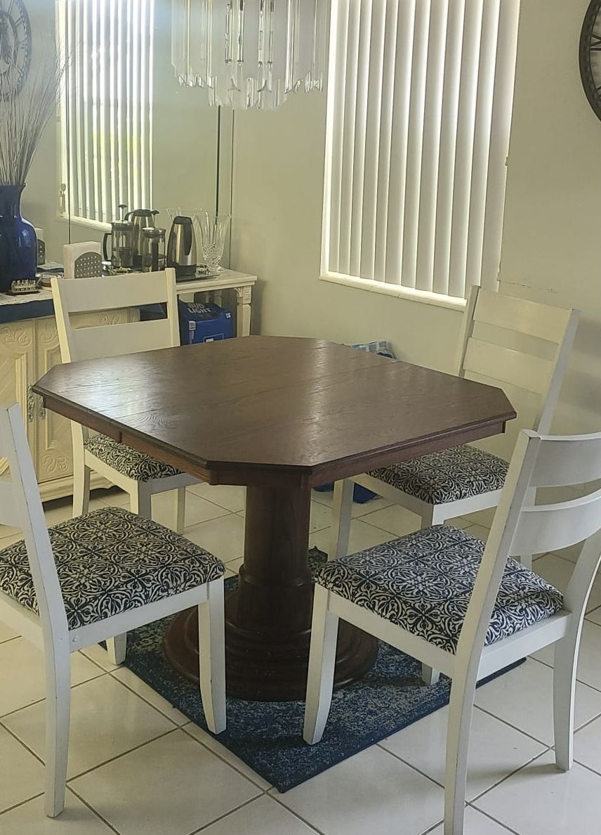 Square Dining Table With Leaf Extension