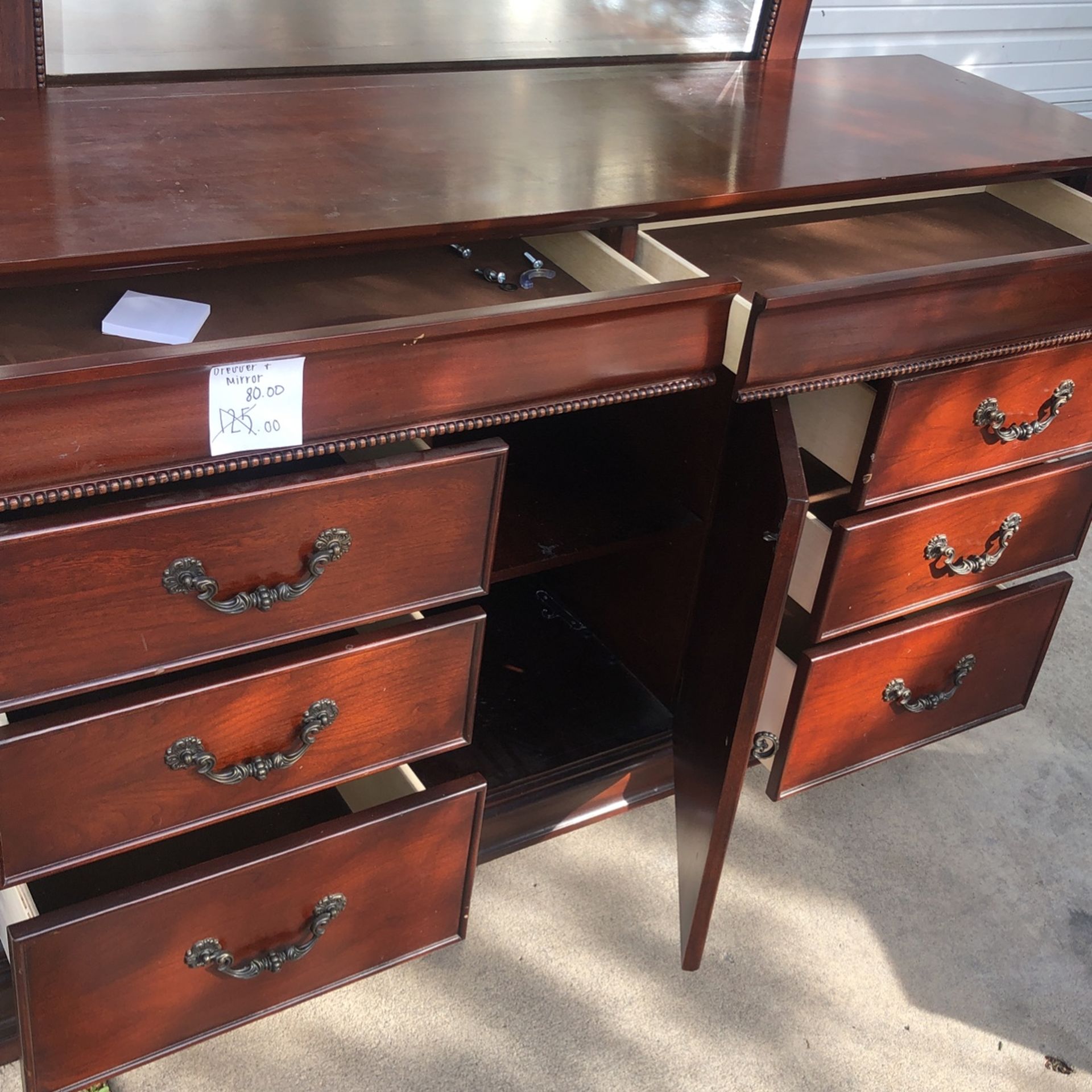 Dresser And Mirror