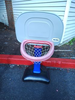 Little tikes water weighted basketball hoop