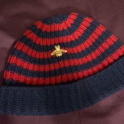 Blue And Red Designer Beanie (unisex)