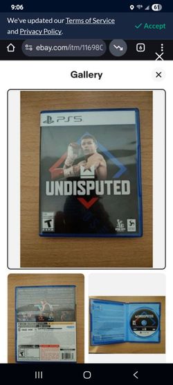 Undisputed boxing ps5 playstation 5