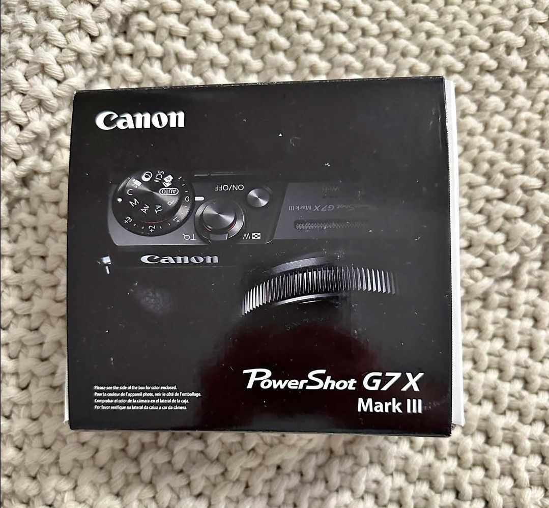 Canon powershot G7X Mark iii Camera