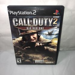 PS2 Call Of Duty Big Red One 2 Tested Fast SH