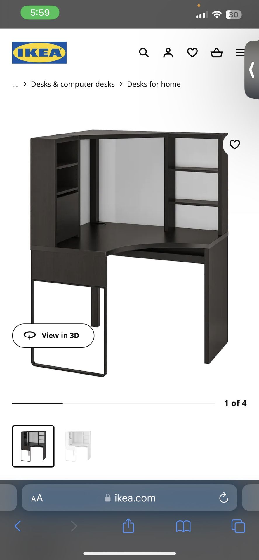 IKEA Micke Corner Desk for Sale in Lincoln Acres, CA OfferUp