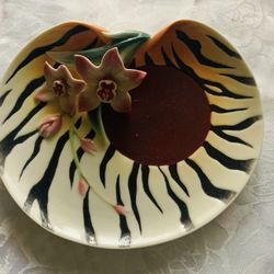 Vintage Decorative Floral Plate 