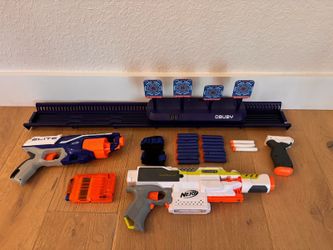 Nerf Gun And Shooting Target Kids 