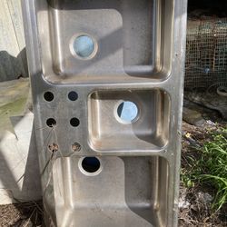 Steel Sink  Very Large