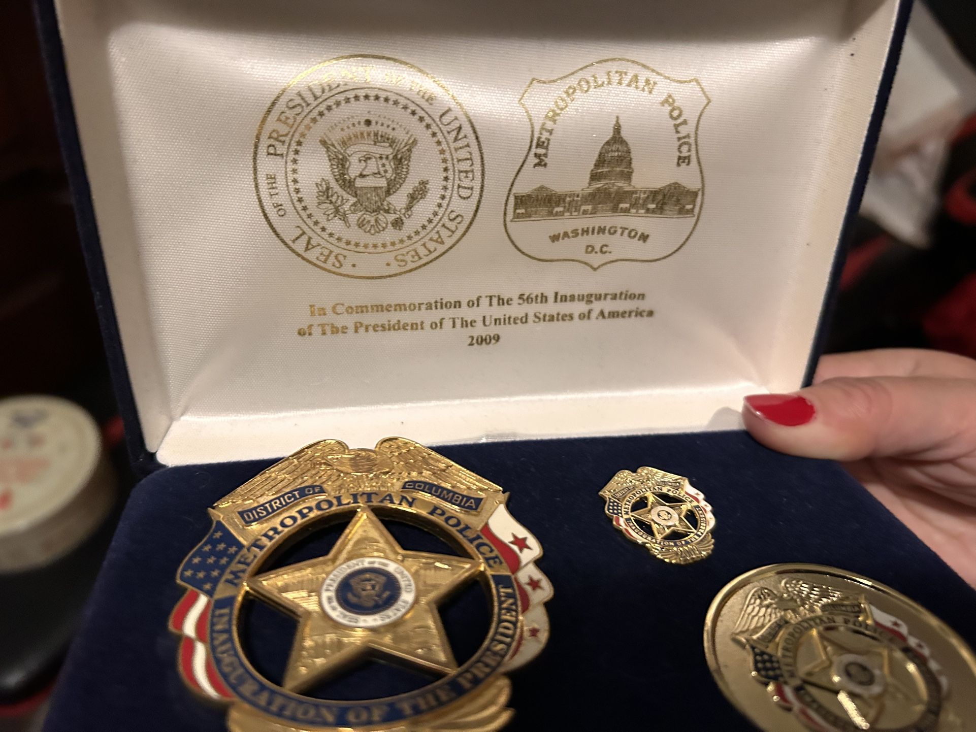 Obama Inaugural Badge Set