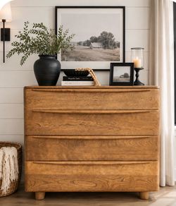 Solid Wood Dresser MCM