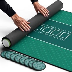 Texas Holdom poker mat