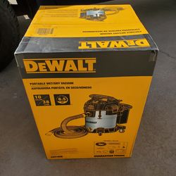 Dewalt shop vac unopened brand new