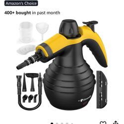 Pressurized Handheld Steam Cleaner with 10pcs Accessories & Safety Lock, Multi-Purpose & Powerful Home Use Steamer for Cleaning, Car, Bathroom, Shower