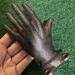 Super rare cast iron hand hook