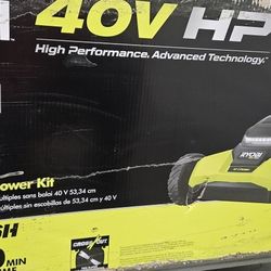 New Ryobi 40V  multi blade Self-Propelled lawnmower kit