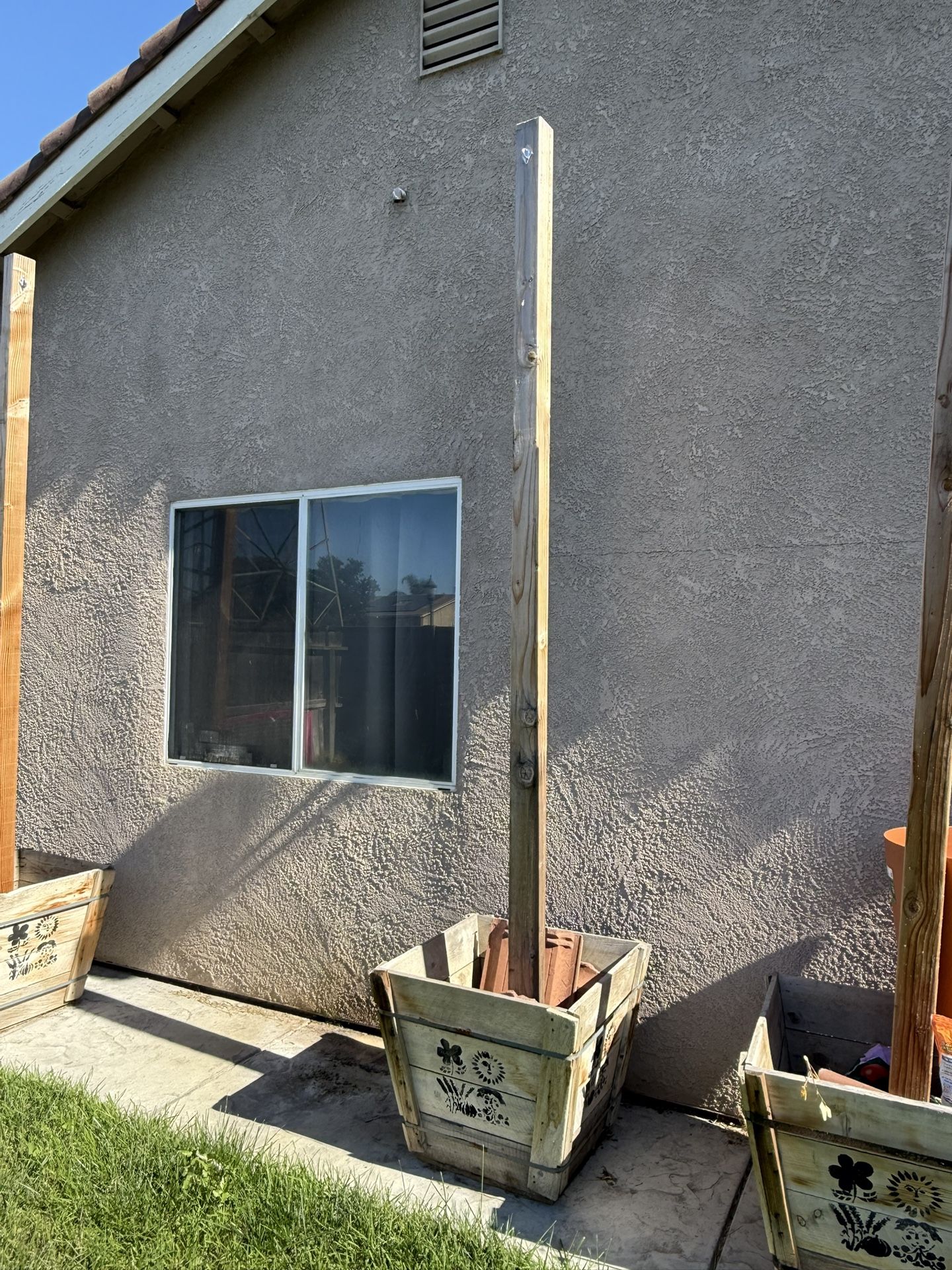 Flower Pot With Cement