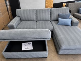 NO DEPOSIT FREE DELIVERY grey sectional couch