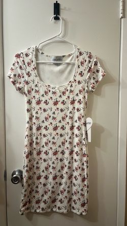 White Floral Dress