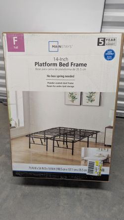 Full Size Mainstay Mattress Frame $60