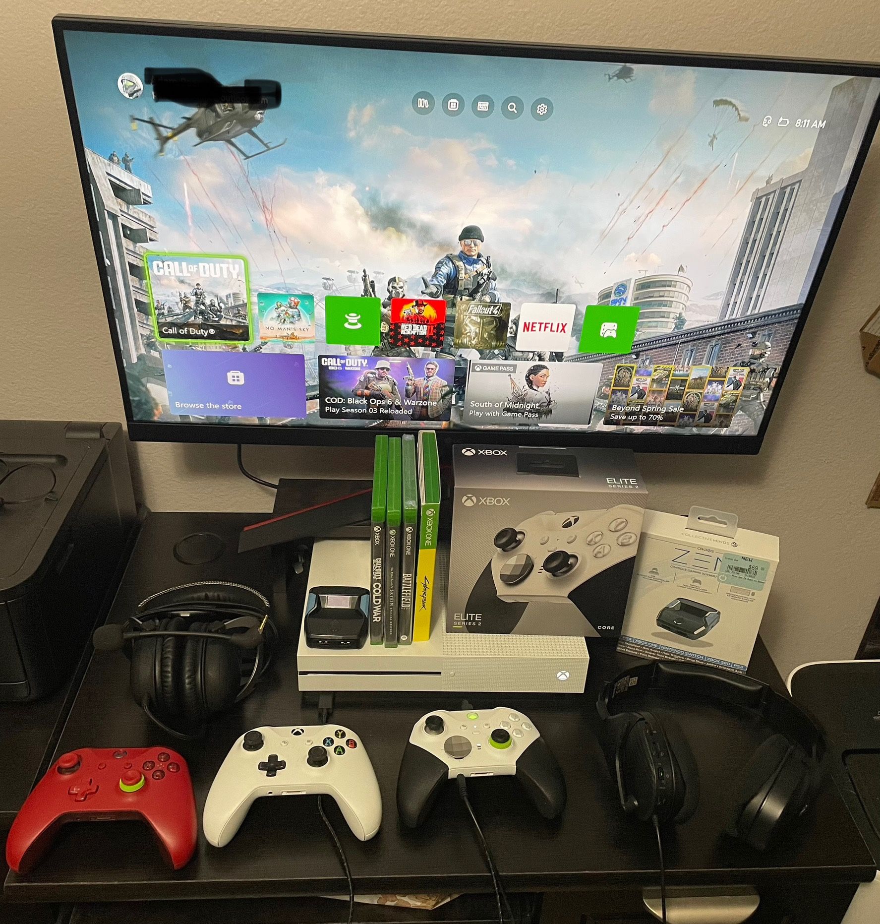 Xbox One S Gaming Setup