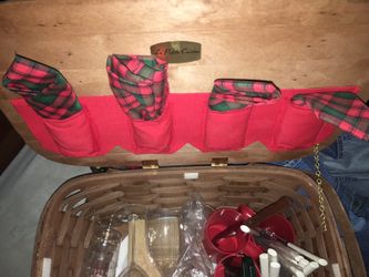Beautiful picnic basket