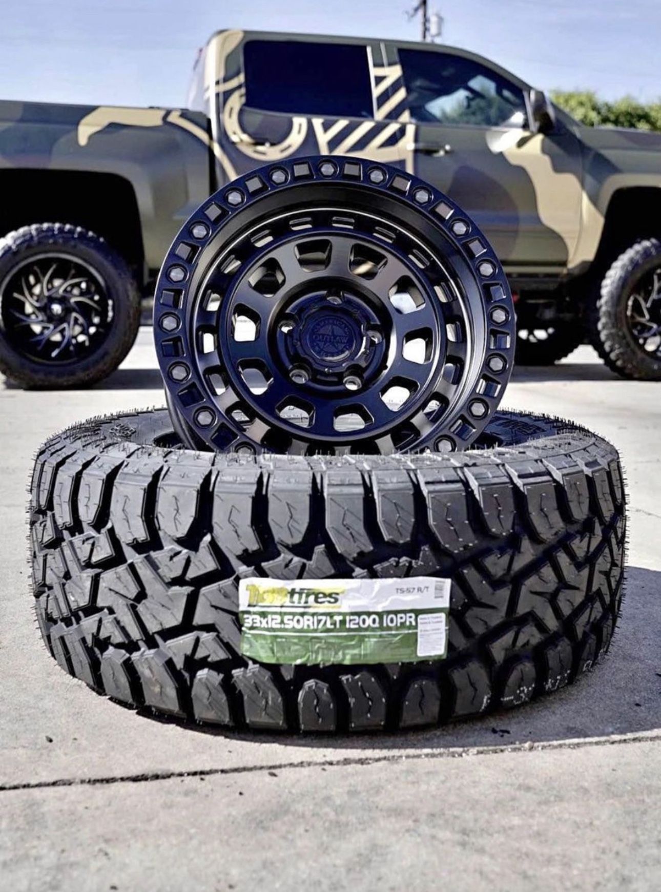 17" Outlaw Wheels Offroad Package Tires 4 We Finance for Sale in San