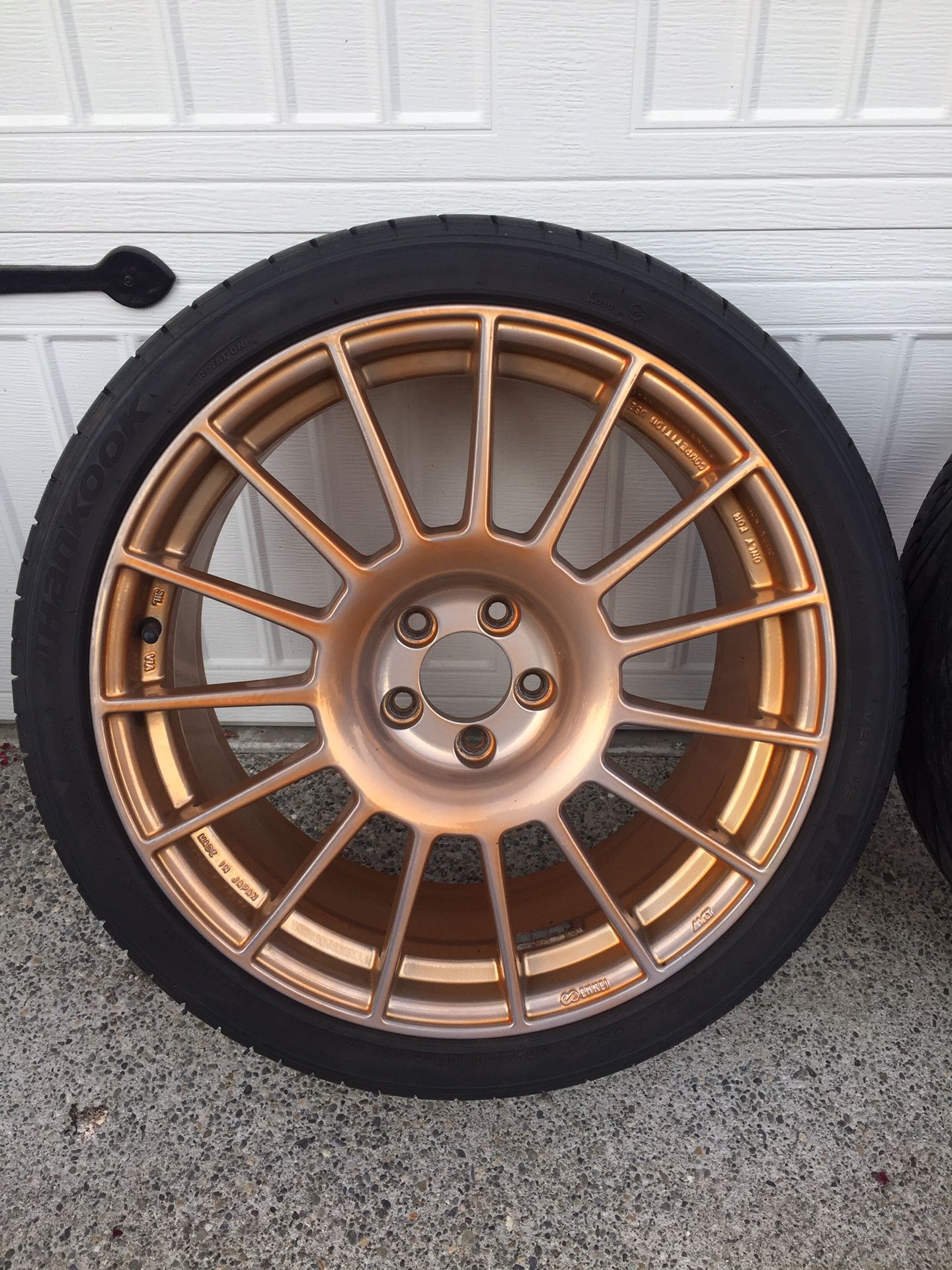 *SUPER RARE* Enkei RCT4 18x8.5 rims with Hankook Ventus V12 tires for Subaru