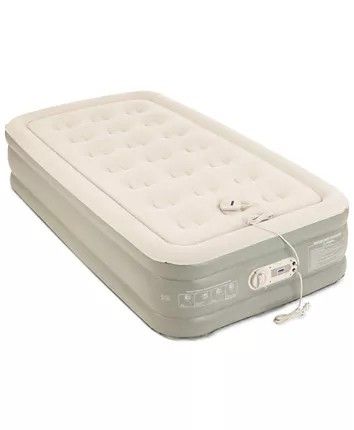 Aerobed Premier 2-Layer 16" Twin Air Mattress with Built-In Pump