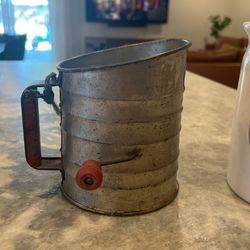 Flour sifter antique