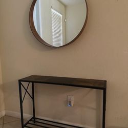 Console Table With Mirror