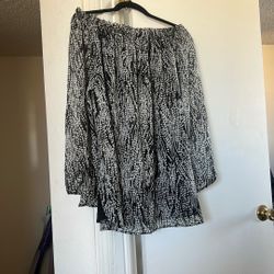 Black And White Floral