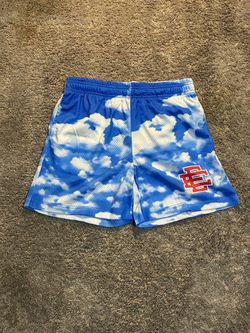 blue sky cloud-print Eric Emanuel EE Basic Shorts